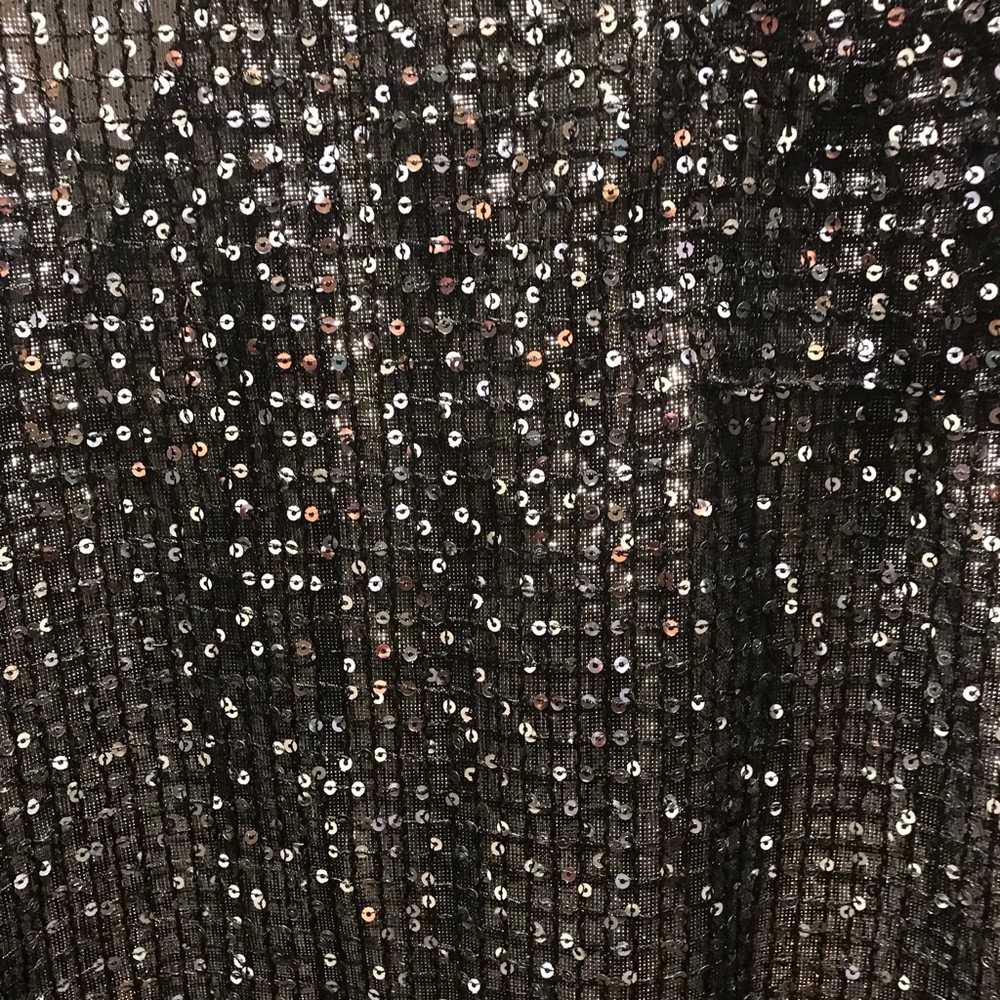 Sequin Razor Back Tank Top - Picture 6 of 7
